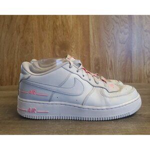 Nike Air Force 1 LV8 Athletic Shoes Sneakers Youth Size 7Y Womens 8.5 Gray Pink